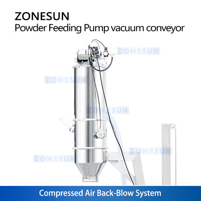 ZONESUN ZS-VFP1  Automatic Vacuum Powder Feeding Pump Transporting Machine|Material Feeder