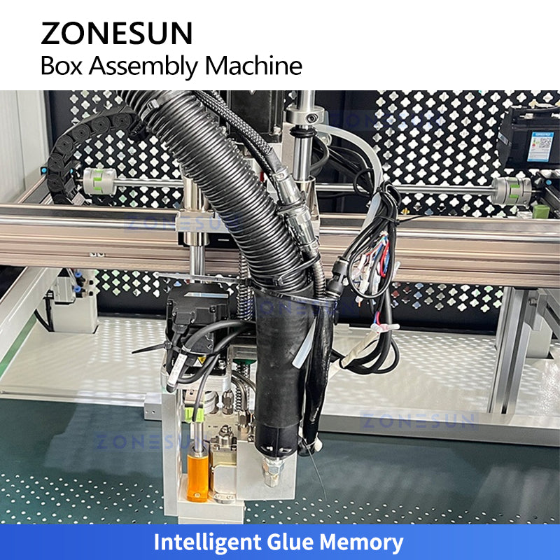 High Precision: ZONESUN ZS-DHP450 Automatic Rigid Box Forming Machine for Premium Gift & Tech Boxes