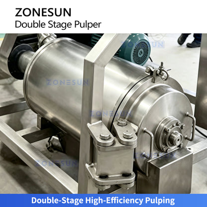 ZONESUN ZS-ZJ02 Double-Stage Fruit Vegetable Pulping Machine