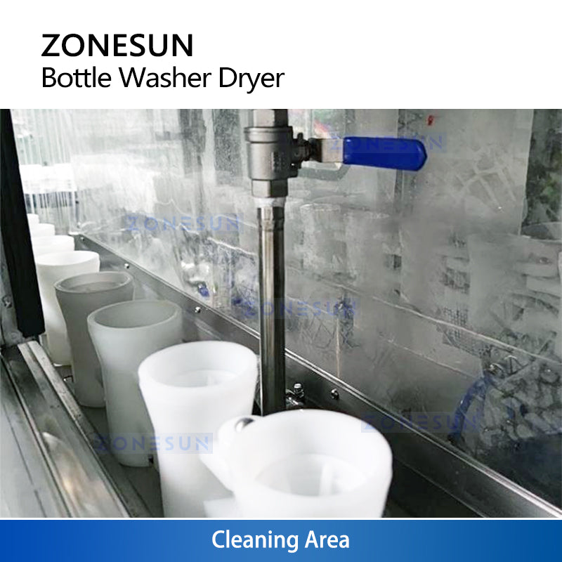 ZONESUN ZS-WB17: High-Speed Automatic Bottle Washing & Drying Machine for New & Recycled Bottles