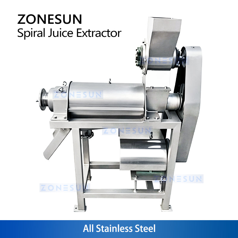 Heavy Duty Press: ZONESUN ZS-ZJ01 Industrial Screw Type Fruit & Vegetable Juice Extractor Machine