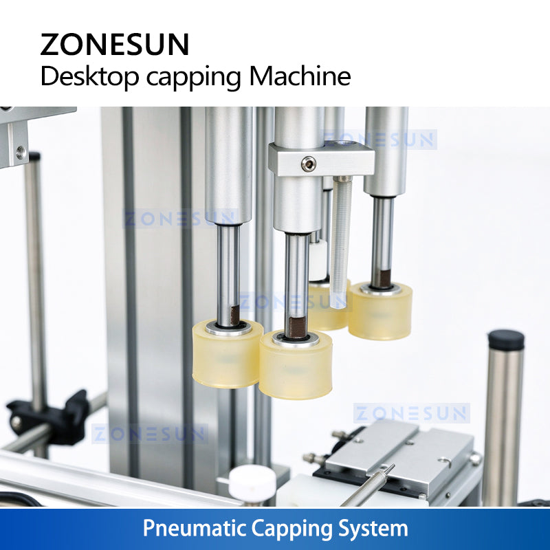 ZONESUN ZS-XG1870 Pneumatic Desktop Automatic Capping Machine