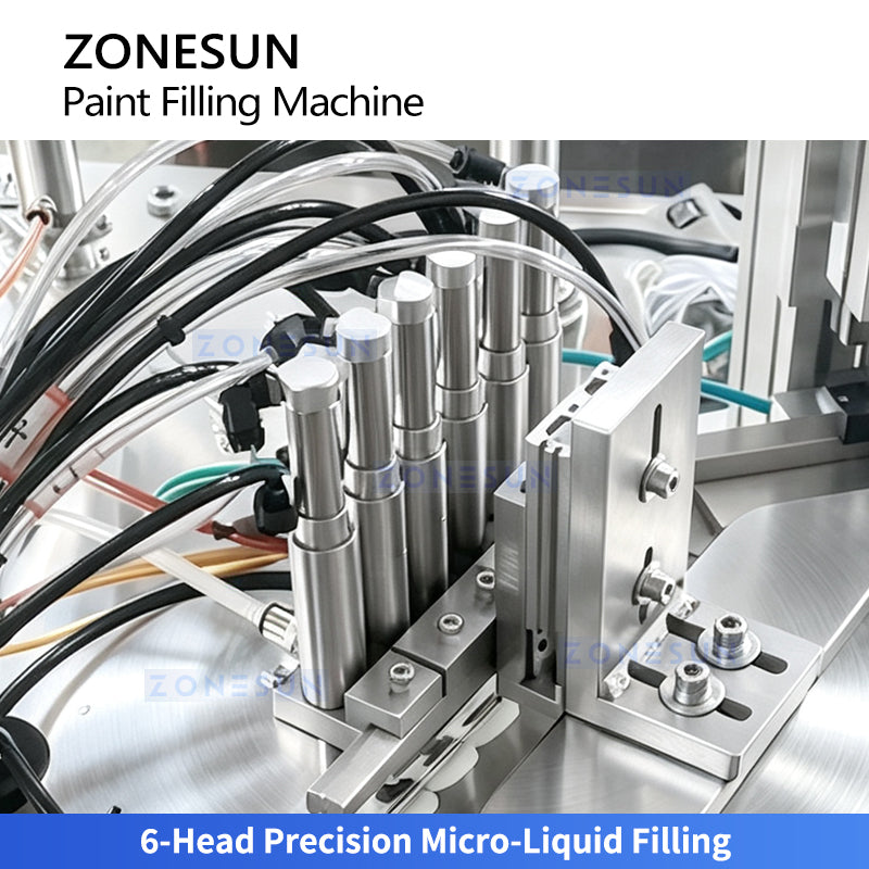 ZONESUN ZS-YL11 Automatic Rotary Paint Filling and Sealing Machine for Chemical Products