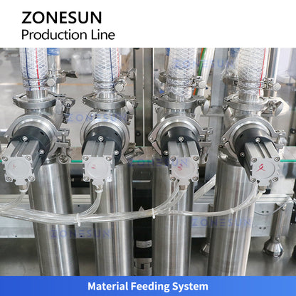 ZONESUN ZS-FAL180G1 Automatic Liquid Filling and Capping Line for Shampoo Soap and Lotion Bottles