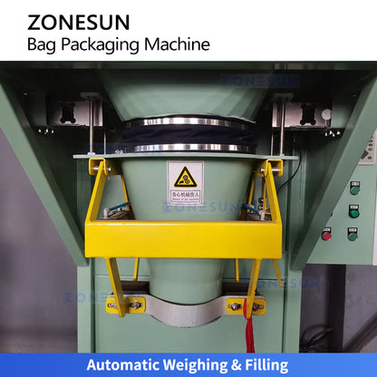 High Capacity: ZONESUN ZS-DCS50 Automatic 50kg Bagging Machine for Fertilizer, Feed & Grain Industry