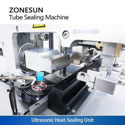 Efficient Sealing: ZONESUN ZS-FK003U Ultrasonic Tube Sealer for Cosmetic & Food Plastic/Metal Tubes