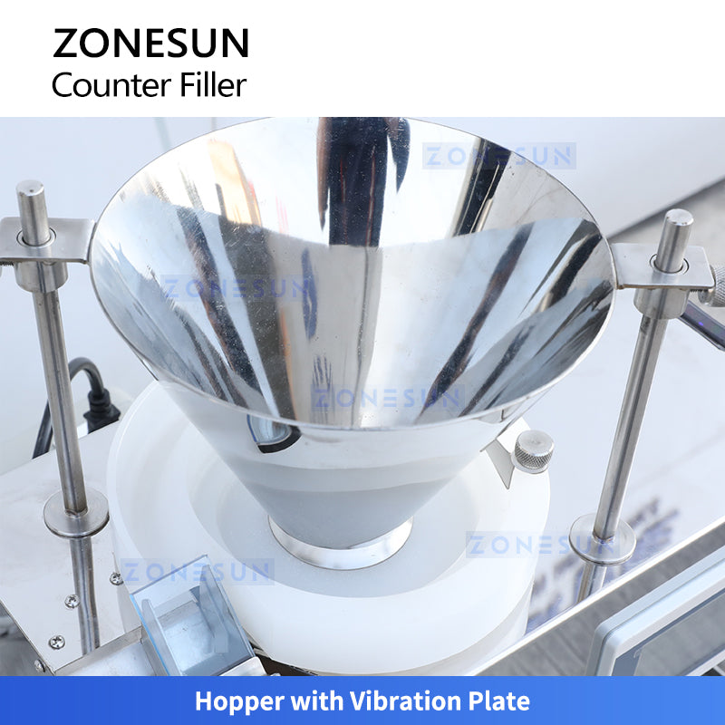 ZONESUN ZS-SL2: Automatic Dual-Head Counting & Filling Machine for Capsules, Pills, and Candy