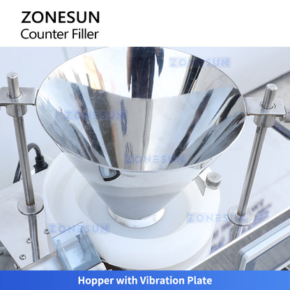 ZONESUN ZS-SL2: Automatic Dual-Head Counting & Filling Machine for Capsules, Pills, and Candy