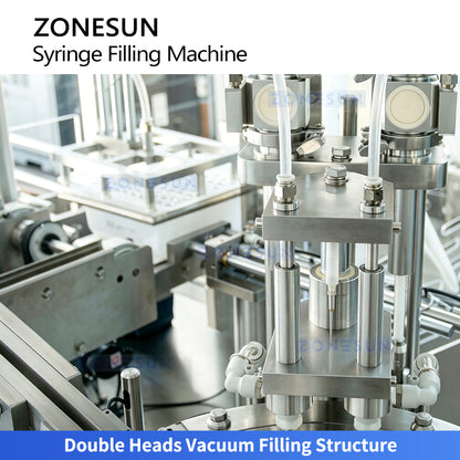 Bubble-Free Tech: ZONESUN ZS-AFY2 Automatic Prefilled Syringe Vacuum Filling & Stoppering Machine