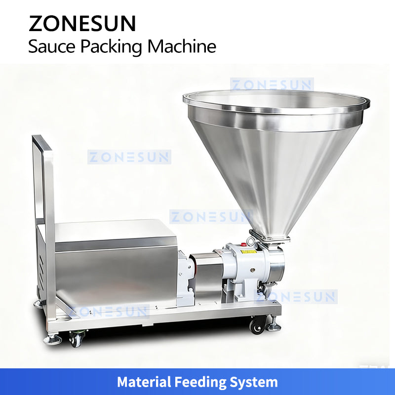 ZONESUN ZS-RPFS120X Automatic Packing Machine for Honey, Cream, Jam, and Salad Dressing