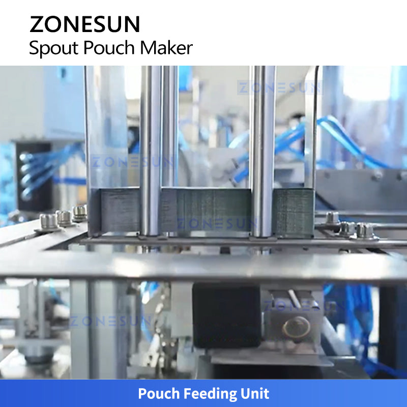 ZONESUN ZS-FKSP02: Automatic Spout Pouch Making Machine for Juice, Sauce, and Detergents