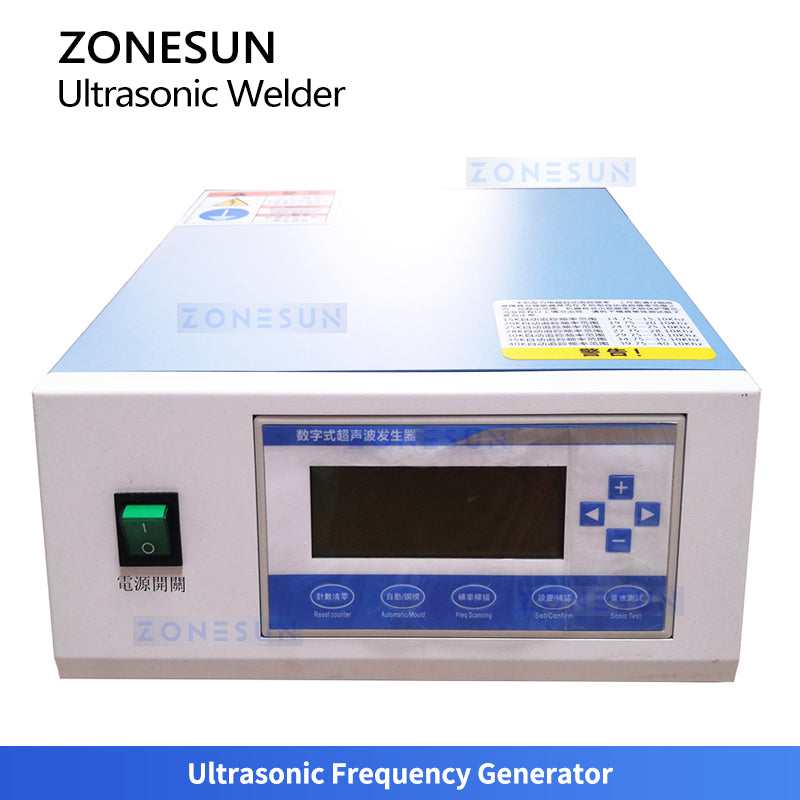 ZONESUN ZS-UFK1 Ultrasonic Welding Machine for Plastic Textile and Non-Woven Materials with Real-Time Tracking and Stable Operation