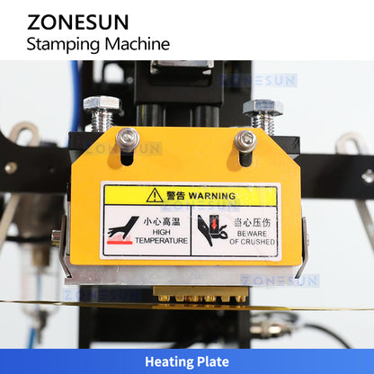ZONESUN ZY-819K2 Hot Foil Stamping Machine for Leather, Paper, Plastic, and Wood Printing