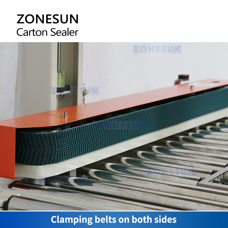 ZONESUN ZS-FKC5040X Automatic Carton Sealing Machine with Top and Bottom Sealing