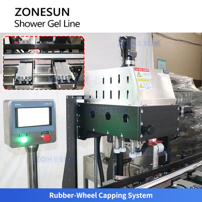 ZONESUN ZS-FAL180X20 Automatic Shampoo & Lotion Filling Production Line