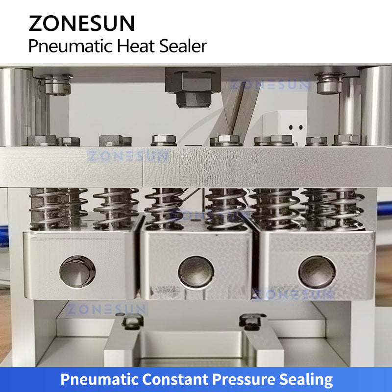 ZONESUN ZS-FK360 Semi Automatic Pneumatic Heat Sealing Machine for Cups Trays, Tubes and Containers