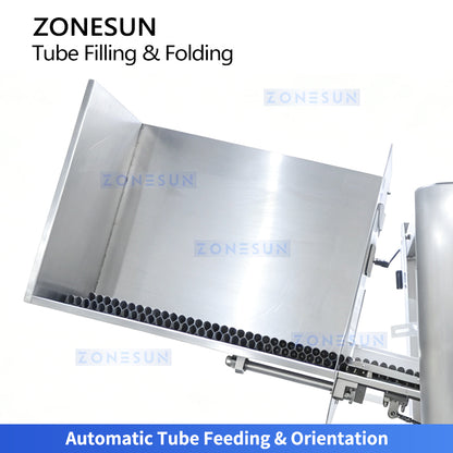 ZONESUN ZS-FS80A Automatic High Speed Aluminum Tube Filling Folding Sealing Machine