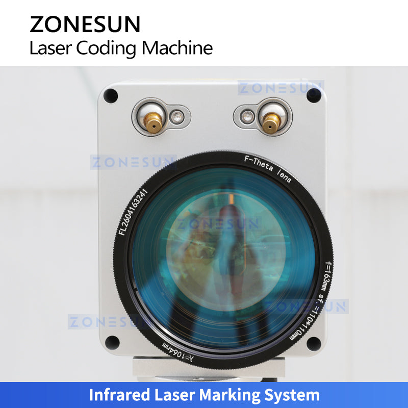 ZONESUN ZS-LM03 Infrared Laser Coding and Marking Machine for Text, Logos, Production Dates