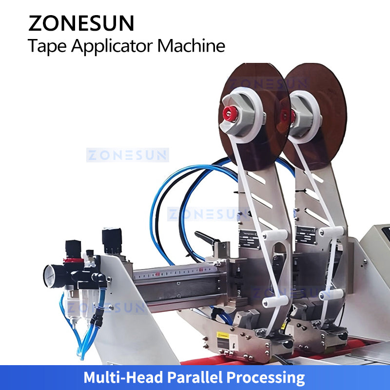 Fast Taping: ZONESUN ZS-TMB500 Double-Sided Tape Applicator for Envelopes, Cartons & PVC Boards