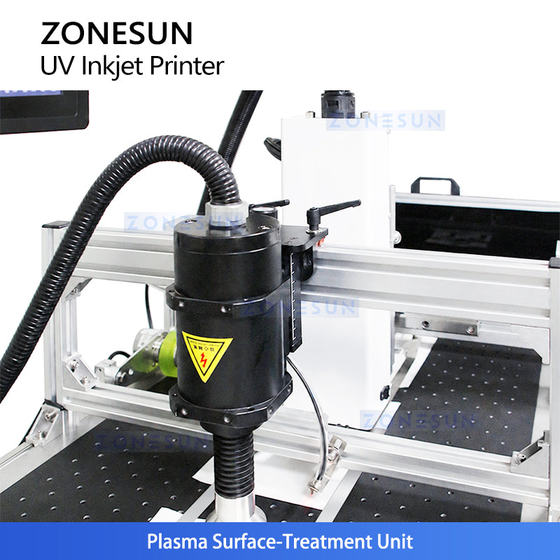 ZONESUN ZS-SUV1 Automatic Industrial UV Inkjet Printer with Paging Machine for Flat Pouches and Paper Boxes