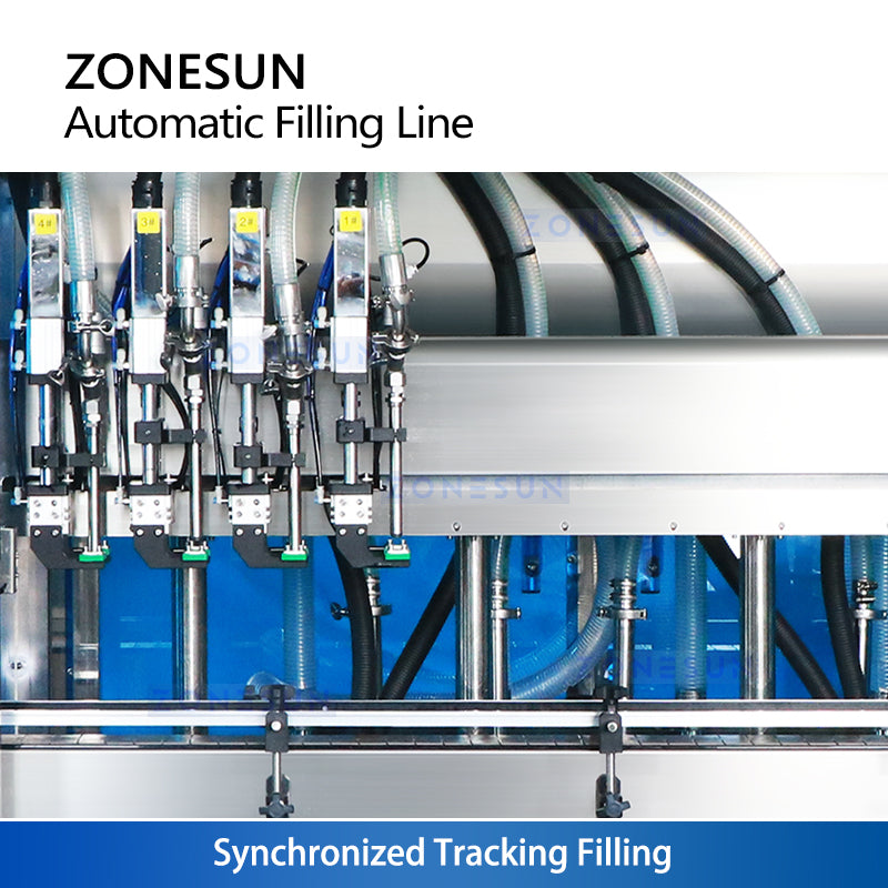 ZONESUN ZS-FAL180V16 Automatic Bottle Filling Capping & Weighing Inspection Line