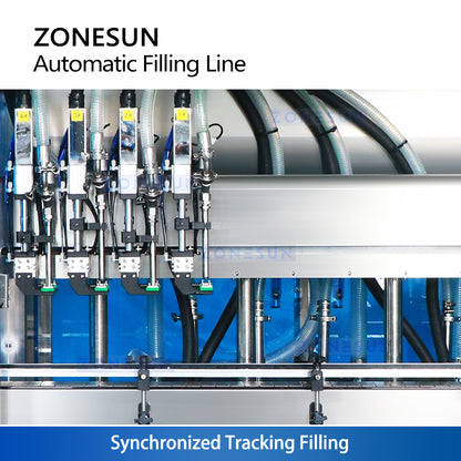 ZONESUN ZS-FAL180V16 Automatic Bottle Filling Capping & Weighing Inspection Line