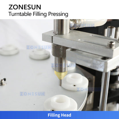 ZONESUN ZS-AFC1CH Automatic Filling and Cap Pressing Machine for Viscous Liquid Production