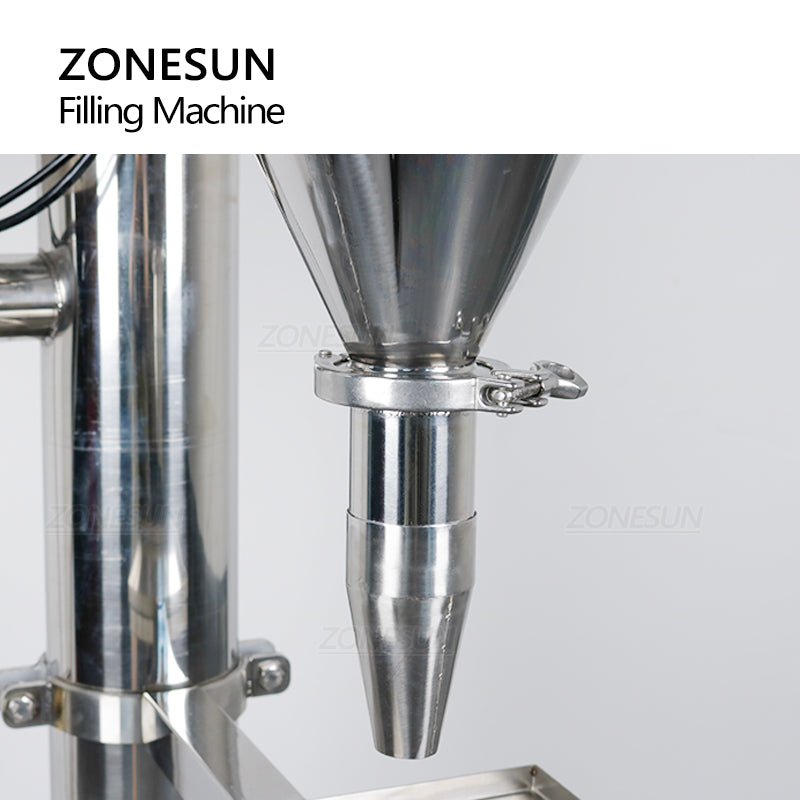 ZONESUN ZS-FM100L Auger Filling Machine for Precise Dosing of Powders, Flour, and Fodder