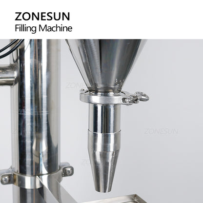 ZONESUN ZS-FM100L Auger Filling Machine for Precise Dosing of Powders, Flour, and Fodder