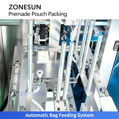 ZONESUN ZS-JF216 Automatic Nut Candy Counting and Premade Pouch Packing Machine