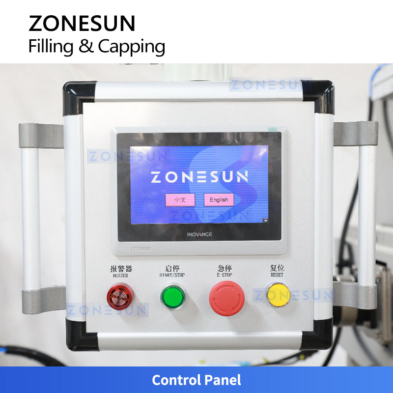 ZONESUN ZS-AFC17R Auto Roller Ball Bottle Filling Capping Machine for Perfume & Essential Oils