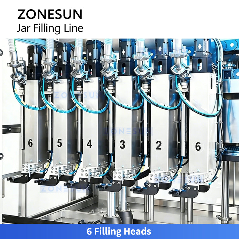 ZONESUN ZS-FAL180V9 Automatic Jam Sauce Filling and Vacuum Capping Line