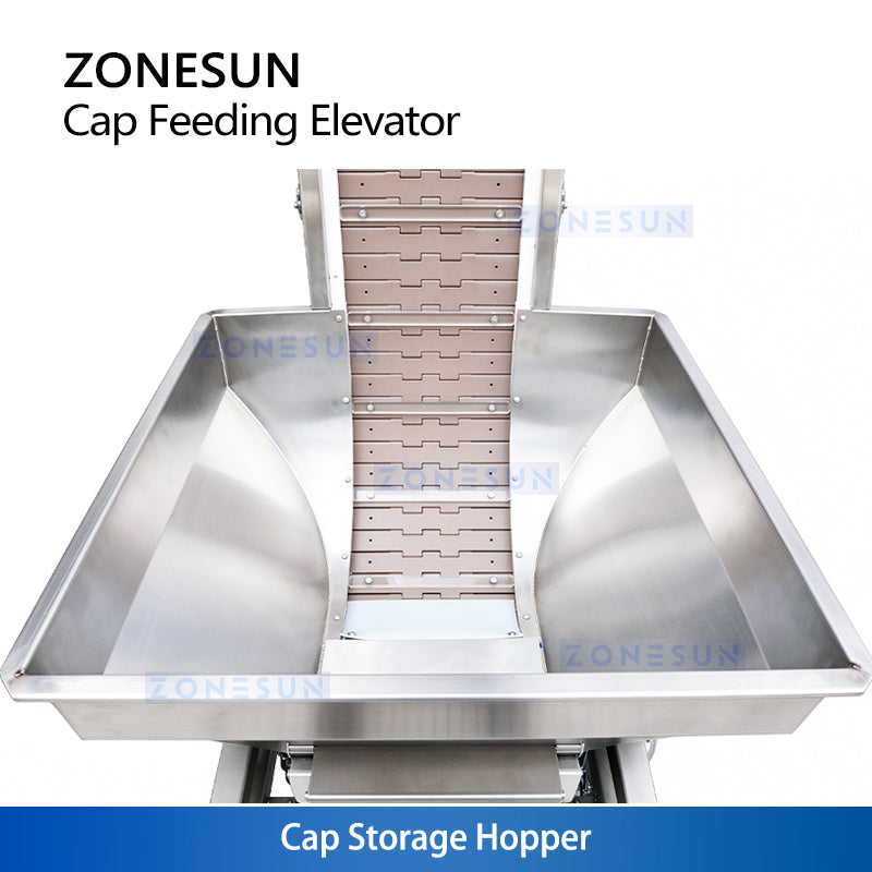ZONESUN ZS-SLJ1 Automatic Customizable Feeding Elevator Machine For Capping Machine
