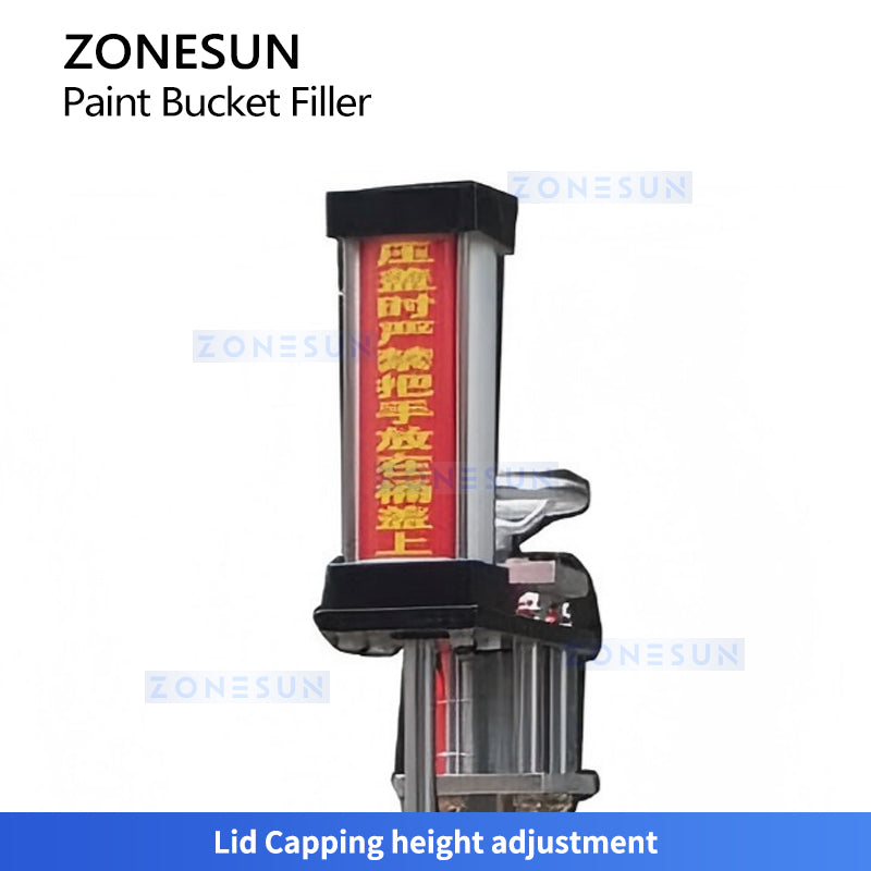 ZONESUN ZS-GTW3D Automatic Filling and Capping Machine for Paint Buckets and Liquid Containers