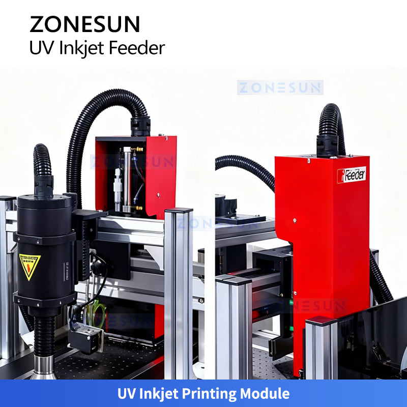 ZONESUN ZS-FYP6 Auto UV Inkjet Coding Machine for High-Resolution Printing on Labels, Cards, Tickets