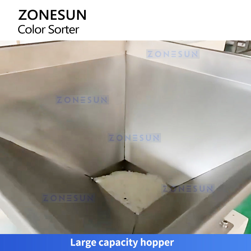 Zonesun ZS-SXM2 Rice Color Sorter Machine Hopper