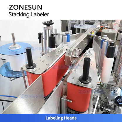 ZONESUN ZS-TB60S Dual-Side Labeling Machine for Wet Wipes, Food Pouches & Cosmetic Sachets