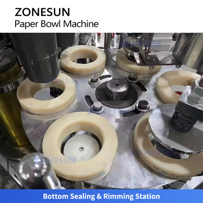 ZONESUN ZS-YB2000 Automatic Paper Bowl Forming Machine for Fast Food, Takeaway and FMCG Packaging