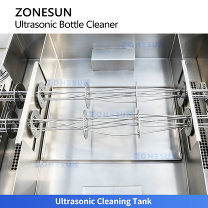 Deep Clean: ZONESUN ZS-UWB8 Automatic Ultrasonic Glass Vial Bottle Washing & Flushing Machine