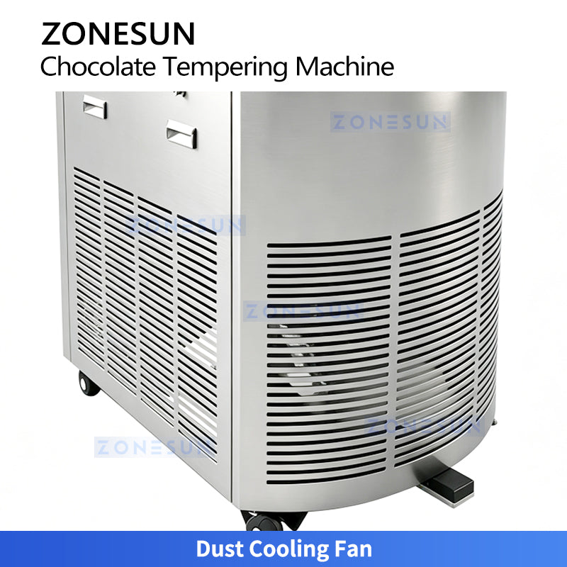 ZONESUN ZS-CG25 Automatic Chocolate Tempering Machine for Molding and Enrobing