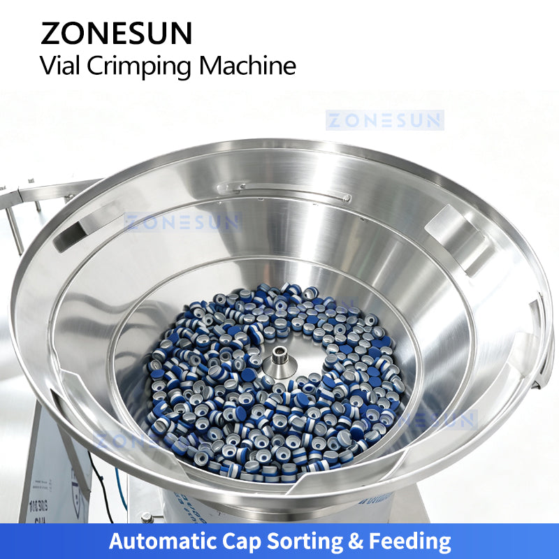 ZONESUN ZS-YG100D Automatic Double-Head Vial Aluminum Cap Crimping Machine