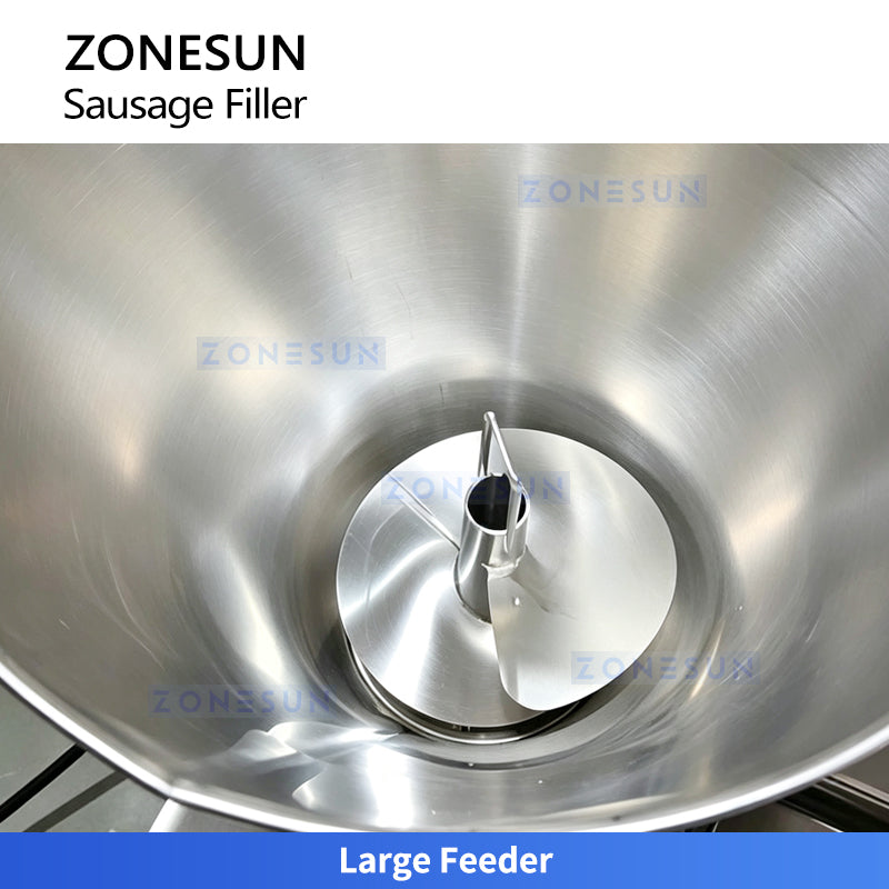ZONESUN ZS-SFR1 Electric Sausage Filler for Hot Dogs, Salami & Sausage Production