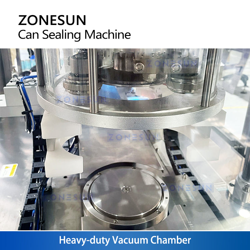 Freshness Guaranteed: ZONESUN ZS-AFK500 Automatic Vacuum &Nitrogen Flushing Capping Machine for Can