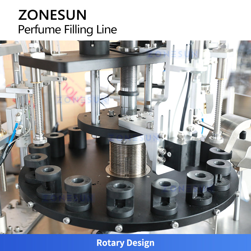 ZONESUN ZS-FALU7 Automatic Small Bottle Filling Capping Labeling Machine for Liquids
