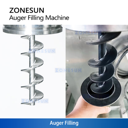 ZONESUN ZS-FM730A 10-2000g Automatic Powder Auger Filling Machine With Weighing Device