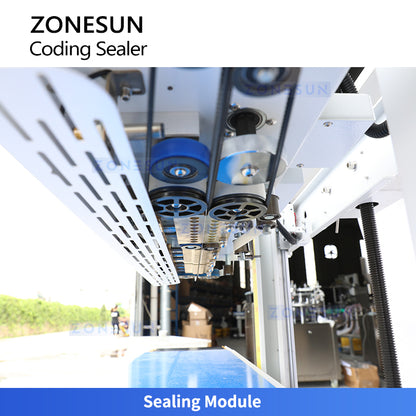 ZONESUN ZS-LWCSM2 Continuous Band Sealer with Inkjet Coding for Food and Chemical Bags