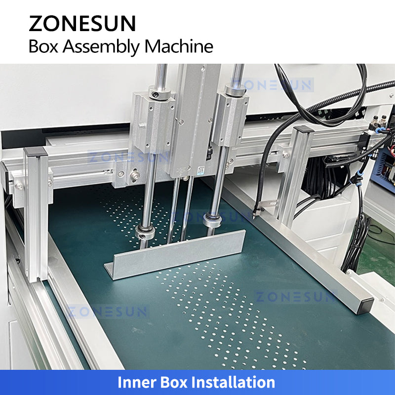 High Precision: ZONESUN ZS-DHP450 Automatic Rigid Box Forming Machine for Premium Gift & Tech Boxes