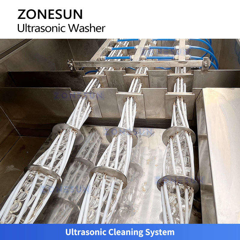 ZONESUN ZS-UWB7: High-Speed Automatic Ultrasonic Bottle Washing & Drying Machine for Pharma
