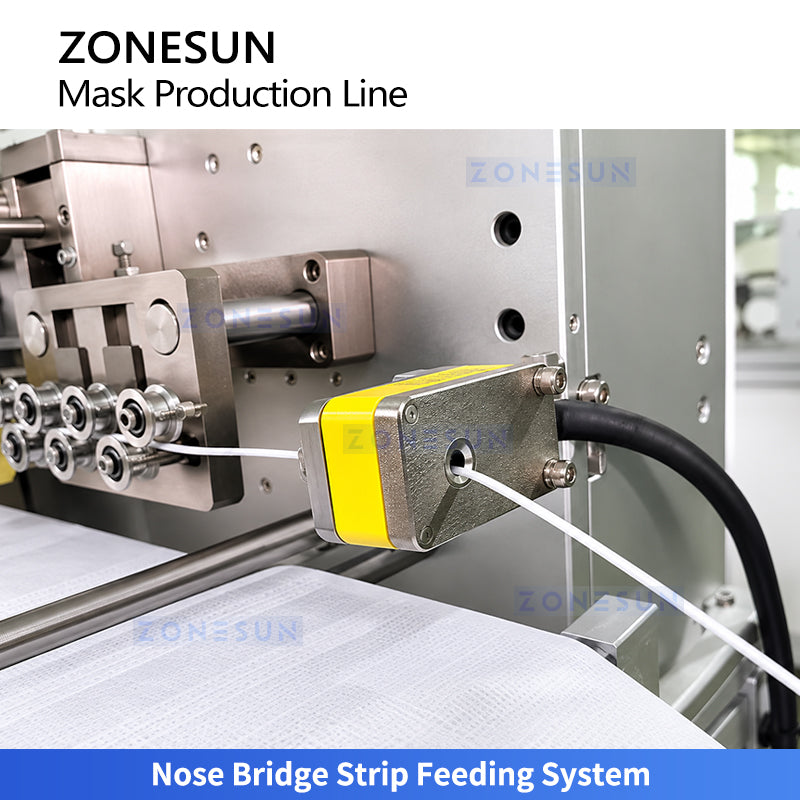ZONESUN ZS-MMN94 Automatic KF94 Face Mask Making Production Machine with Ultrasonic Welding