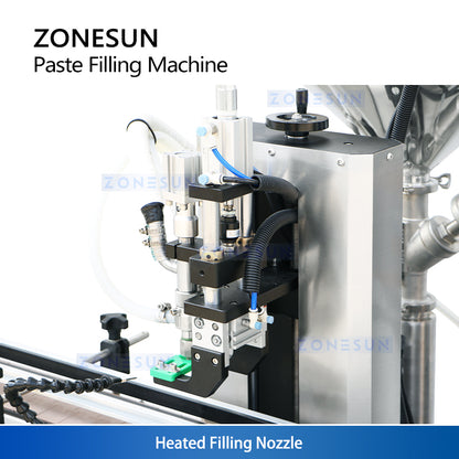 ZONESUN ZS-WCHJ1C Automatic Wax Petroleum Jelly Paste Filler with Heater and Mixer